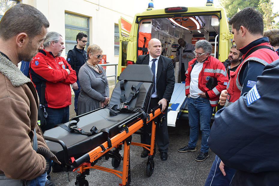 The Delivery of the 143 Ambulances to the National Center for Emergency ...